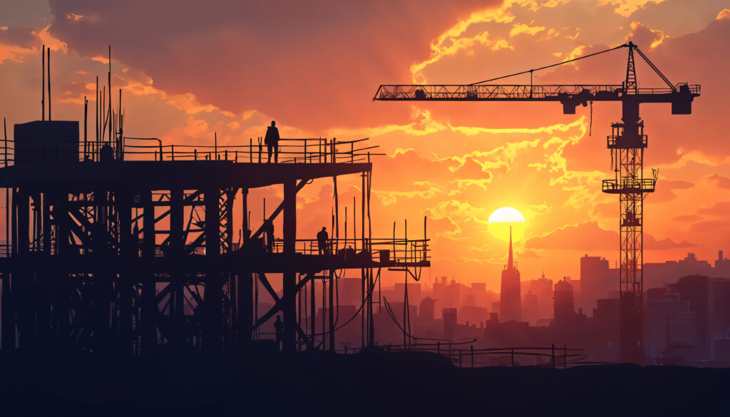 illustration construction site
